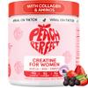 Peach Perfect Creatine Blend for Women  Micronized Creatine Monohydrate with BCAA & Collagen for Glute Strength Support  Strawberry Acai  30 Servings view 1