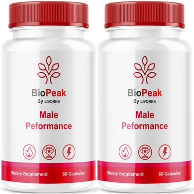 (2 Pack) BioPeak Capsules, BioPeak Advanced Support Formula Pills (120 Capsules)