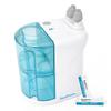 NASALFRESH MD - Dual Powered Nasal Irrigation System Nasal Rinse and Wash - Sinus Decongestant Relief System w/ 30 Saline Packets - Rechargeable - Multi-User, 2 Sets of Nose Pillows - Snoring Remedy