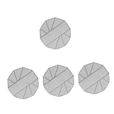 Amosfun 20pcs Microfiber Mop Replacement Pads Reusable Floor Cleaner Refills for Flash Speed Mop Machine Washable Fast Drying for Home Office Cleaning