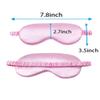 Bepisof 4Pack Adjustable Satin Sleep Eye Mask,Comfortable Night Sleeping Mask Satin Eye Cover, Elastic Strap Eye Shade for Yoga Travel Nap Women MenLight Colors view 2