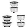 304 Stainless Steel Coffee Filter Basket Strainer Cup 51mm Detachable Portafilter Coffee Machine Accessories view 4