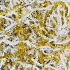 Corlcol 1LB Crinkle Cut Paper Shred Filler for Gift Box Bag and Basket On Holidays(Gold&White) view 1