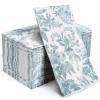 100 pack Floral Linen Feel Disposable Bathroom NapkinsPaper Napkins Decorativepaper hand towels for bathroomDessert Napkins Folded 7.8 x 4.3 Inches Disposable Napkins for Dinner Baby Shower view 1