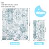 100 pack Floral Linen Feel Disposable Bathroom NapkinsPaper Napkins Decorativepaper hand towels for bathroomDessert Napkins Folded 7.8 x 4.3 Inches Disposable Napkins for Dinner Baby Shower view 2
