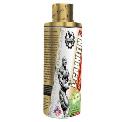 DEXTER JACKSON Gold Series L-Carnitine 3200 | 473.28 Ml (32 Serving, Green Apple)