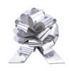 2 Pcs Large Ribbon Pull Bow - 12" Wide, Big Gift Bows for Cars Decor, New Houses, Gift Basket, Presents, Wreath, Decoration, Office (Silver) view 1