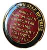 18 Year AA Medallion Metallic Blue Founders Tri-Plate Sobriety Chip view 2