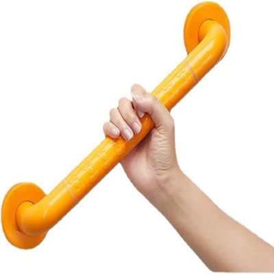TIECHUINIUB Bathroom Grab Bar for Elderly, Disabled, Bathtub Grip Handle, Wall Mount Shower Balance Bar, Toilet Hand Rail-Yellow||40Cm/16In