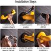 TIECHUINIUB Bathroom Grab Bar for Elderly, Disabled, Bathtub Grip Handle, Wall Mount Shower Balance Bar, Toilet Hand Rail-Yellow||40Cm/16In view 4