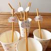 12 Daisy Flower Paper Straws, Floral Birthday Straws, Afternoon Tea Party, Girls Birthday Party Straws, Floral Tableware view 2