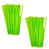 200PCS Disposable Snow Cone Straws Slushie Straws with Spoon Summer Stir Straws Plastic Drinking Straws for Milkshakes Smoothies Bubbles view 1