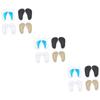 NOLITOY 12pairs Arch Gel Insoles for Flat Feet Self-Adhesive Cushions for Sandals and Casual Shoes Comfortable Support and Standing view 1