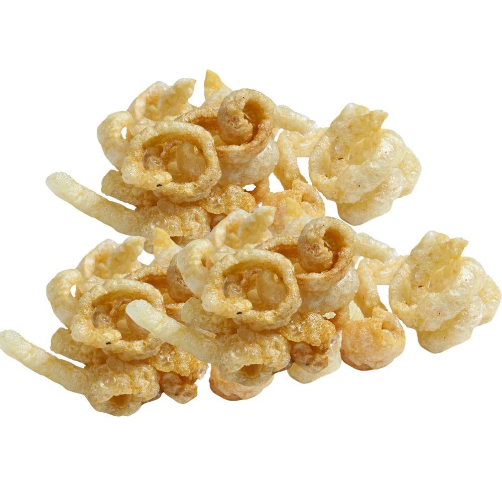 NineLife Basics SOL MAR Fried Pork Rinds - 4 Pack Crunchy Salt and Pepper Flavorful Snack High Protein Value Parties Gift Movie Celebration Bonus Item Fexete
