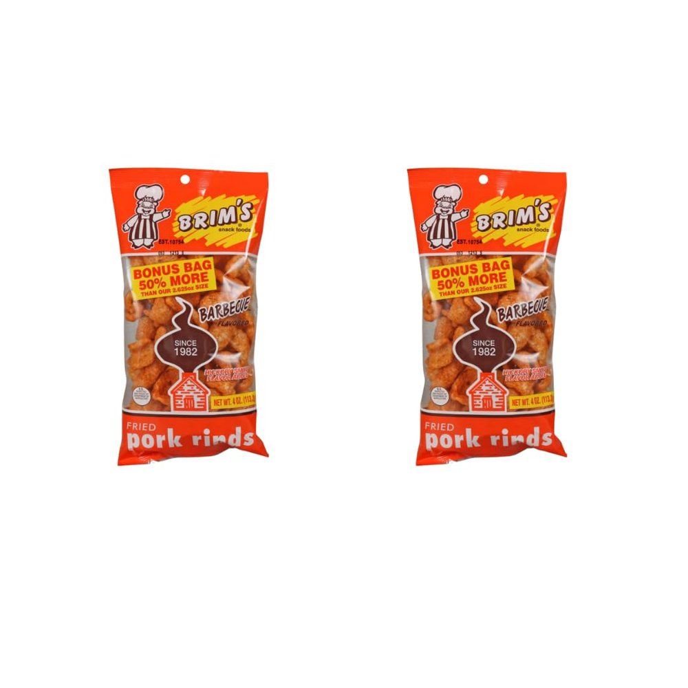 NineLife Basics SOL MAR Fried Pork Rinds - 2 Pack Crunchy Barbecue Flavorful Snack High Protein Value Parties Gift Movie Celebration Bonus Item Qistes