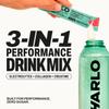 Harlo 3-in-1 Electrolytes Powder with Creatine & Collagen  High Sodium Performance Hydration | Zero Sugar | NSF Certified | Raspberry Salt (30 Servings) view 2