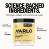 Harlo Electrolytes Powder with Creatine | High Sodium Hydration for Intense Training | Zero Sugar | Includes Collagen | Salty by Design | NSF Certified | Pineapple Salt (30 Servings) view 4