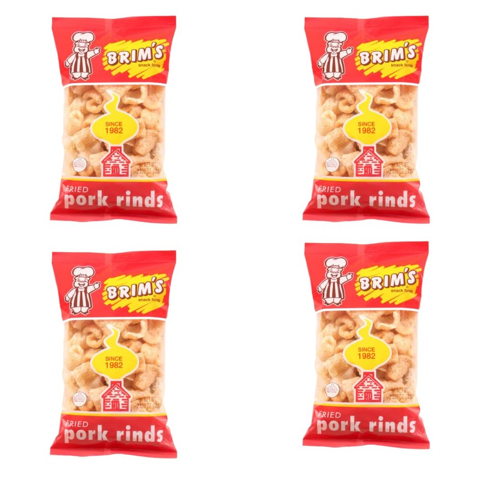 NineLife Basics SOL MAR Fried Pork Rinds - 4 Pack Crunchy Original Flavorful Snack High Protein Value Parties Gift Movie Celebration Bonus Item Fexete