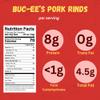 Pop SNAX Bucee Pork Rinds, Chili Limon, Keto Friendly, Chile Limon Flavor, 2 Bags (4 oz) view 2