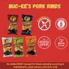 Pop SNAX Bucee Pork Rinds, Chili Limon, Keto Friendly, Chile Limon Flavor, 2 Bags (4 oz) view 3