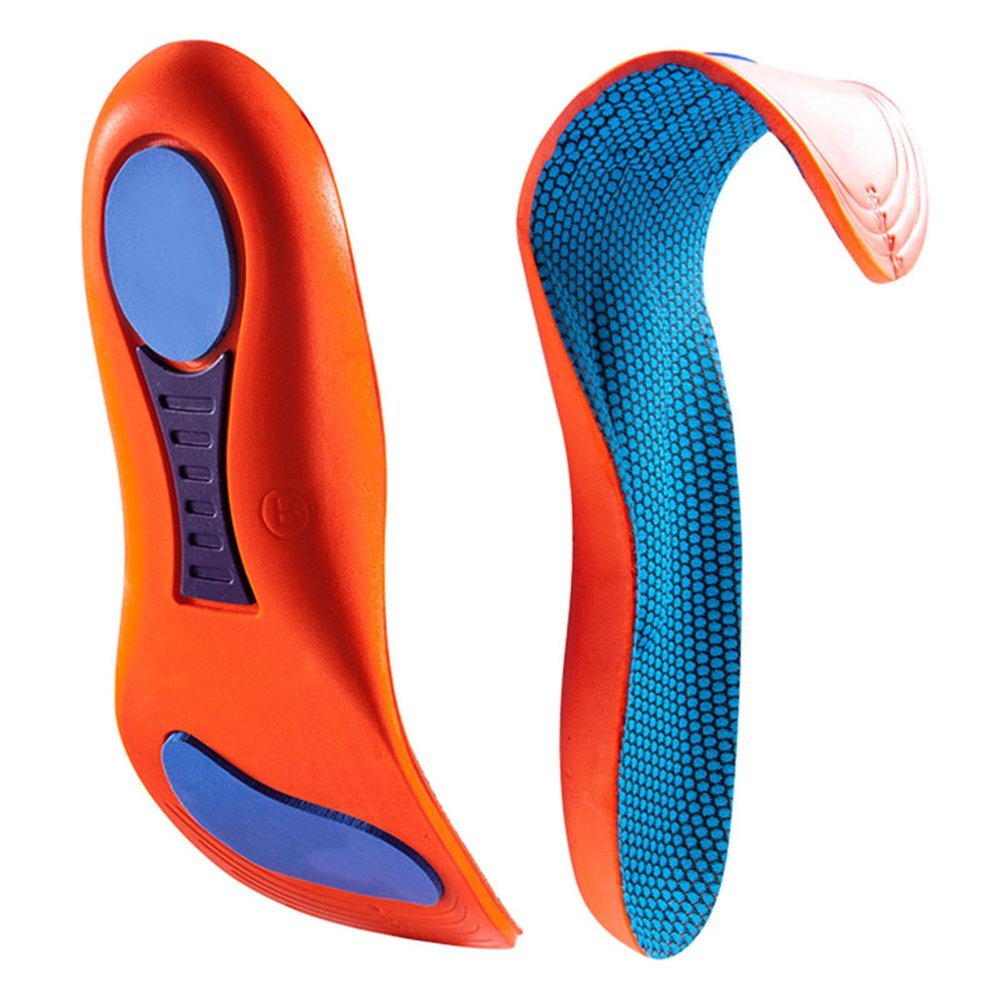 Uitndvyte Shock Absorption Sports Shoe Insoles Athletic Running Hiking Comfort Insoles for Or Hiking High Elastic, 37 38