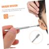 FOMIYES 4sets Stainless Steel Ear Wax Cleaning Kit Ear Spoon Set Brush and Plastic Box and for Adults view 3