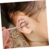 FOMIYES 4sets Stainless Steel Ear Wax Cleaning Kit Ear Spoon Set Brush and Plastic Box and for Adults view 4