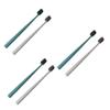 FOMIYES 6pcs Ergonomic Design Toothbrush Nylon Bristles Travel Adult Toothbrush for Oral Care Random Color view 1