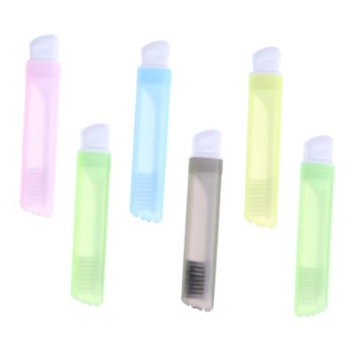 FOMIYES 12pcs Portable Folding Toothbrush Soft Bristles Ergonomic Design for Travel Daily Oral Care