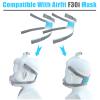 2 Packs Replacement Headgear Straps for Airfit F30i CPAP Nasal Mask Full Face Replace Part Adjustable Straps Compatibility with F30i Headgear(Without Clips Mask Frame) view 4