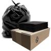 NineLife Basics 35-40 Gallons Large Trash can bags Heavy duty|33 * 39|2 mils|Black Thickened Grabag Bags- Kitchen,Commercial,Building,Sanitation,Hotel,Property (250) view 1