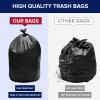 NineLife Basics 35-40 Gallons Large Trash can bags Heavy duty|33 * 39|2 mils|Black Thickened Grabag Bags- Kitchen,Commercial,Building,Sanitation,Hotel,Property (250) view 2