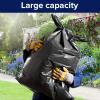 NineLife Basics 35-40 Gallons Large Trash can bags Heavy duty|33 * 39|2 mils|Black Thickened Grabag Bags- Kitchen,Commercial,Building,Sanitation,Hotel,Property (250) view 4