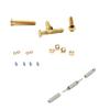 Rimless Glasses Diamond Head Gold Screw Washer Nut Cap and Screwdriver for Eyeglass Accessories view 1
