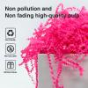 1LB Crinkle Cut Paper Shred Filler for Gift Box Bag and Basket On Holidays (Rose Pink) view 3