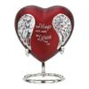 Keepsake Company's Red Mini Heart Urn - Heart Shaped Little Cremation Urns - Urn for Human Ashes - Small Urn for Ashes from Keepsake Company view 1