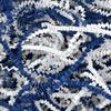 1LB Crinkle Cut Paper Shred Filler for Gift Box Bag and Basket On Holidays (Blue & White) view 1