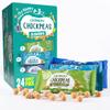 Happy Snack Company Crunchy Chickpeas Classics Variety Pack - High Fiber Vegan Protein Snacks for Adults and Kids - (Pack of 24 1oz) Classic Sea Salt x 8 Lime & Cracked Pepper x8 Sea Salt & Balsamic x8. view 2