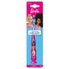 Barbie Toothbrush with Protection Cap, Suction Cup, Comfortable Handle and Soft Bristles for Kids view 1