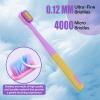 6 Pieces Individually Wrapped Extra Soft Toothbrush for Sensitive Teeth & Gums - Gum Care Toothbrush with 4000 Ultra-Soft Bristles, Compact Small Head (Macaron Color) view 3
