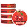 LyvWel 56mg Caffeine Energy Pouches  Cherry Blast  Clean Energy & Focus Boost with Guarana  5-Pack with 16 Pouches Per Can (80 Total Pouches) view 1