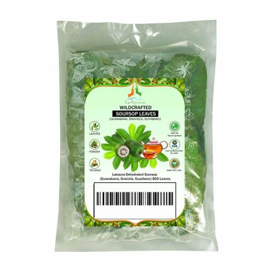 Lakpura Wildcrafted Soursop (Guanabana, Graviola, Guyabano) Dehydrated 800 Leaves ( 200g, 7oz)