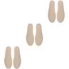 TOVINANNA 3pairs Shoe Lifts for Women Men Breathable Height Increase Insoles Taller Pads Comfortable Pig Skin Prevent Foot Slipping view 1