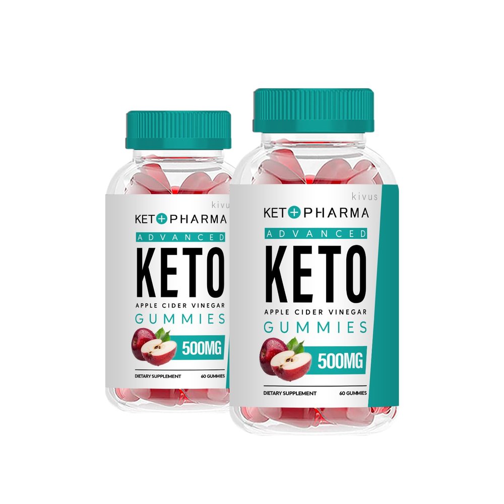 Keto Pharma Gummies - Keto Pharma Advanced Keto ACV Gummies (2 Pack, 120 Gummies)