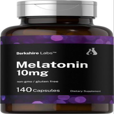 Horbach Berkshire Labs Melatonin 10mg | 140 Quick Release Capsules | Extra Strength Formula | Non-GMO, Gluten Free Supplement