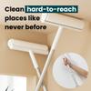 Large Lint Roller with Extra Sticky Roller and 420 Sheets 9.5" Wide, Floor Lint Roller Long Handle, Extendable to 41", Carpet, Couch, Pet Hair, Clothing Cleaning Supplies (Navy Roller + 7 Refills) view 4