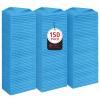 Orighty Cleaning Cloths Bulk, 150 Pack Shop Rags Reusable, Multi-Purpose Shop Towels for Cars, Microfiber Cleaning Rags for Automotive, Mechanic, Kitchen, Lint Free Towels 11.5 x 11.5, Blue view 1