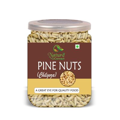NATURE CONNECT Pine Nuts (Chilgoza) 100 Gram Airtight Container