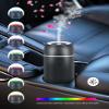 Car Diffuser for Essential Oils Portable Mini Ultrasonic Mist Humidifier 100ml USB Aromatherapy Diffuser Freshener with Colorful Lights for Small Space Home Office Bedroom (Black) view 3