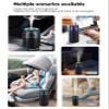Car Diffuser for Essential Oils Portable Mini Ultrasonic Mist Humidifier 100ml USB Aromatherapy Diffuser Freshener with Colorful Lights for Small Space Home Office Bedroom (Black) view 4